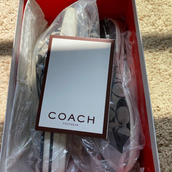 Coach Buckle Sandals Size 7.5 M Summer Beach Vacation Box Included - Picture 6 of 7